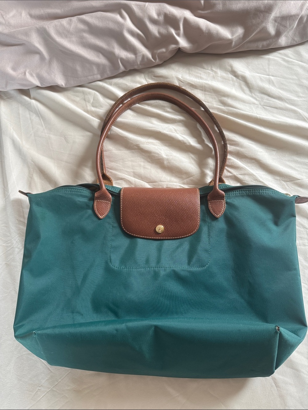 Longchamp Original Pliage British Green